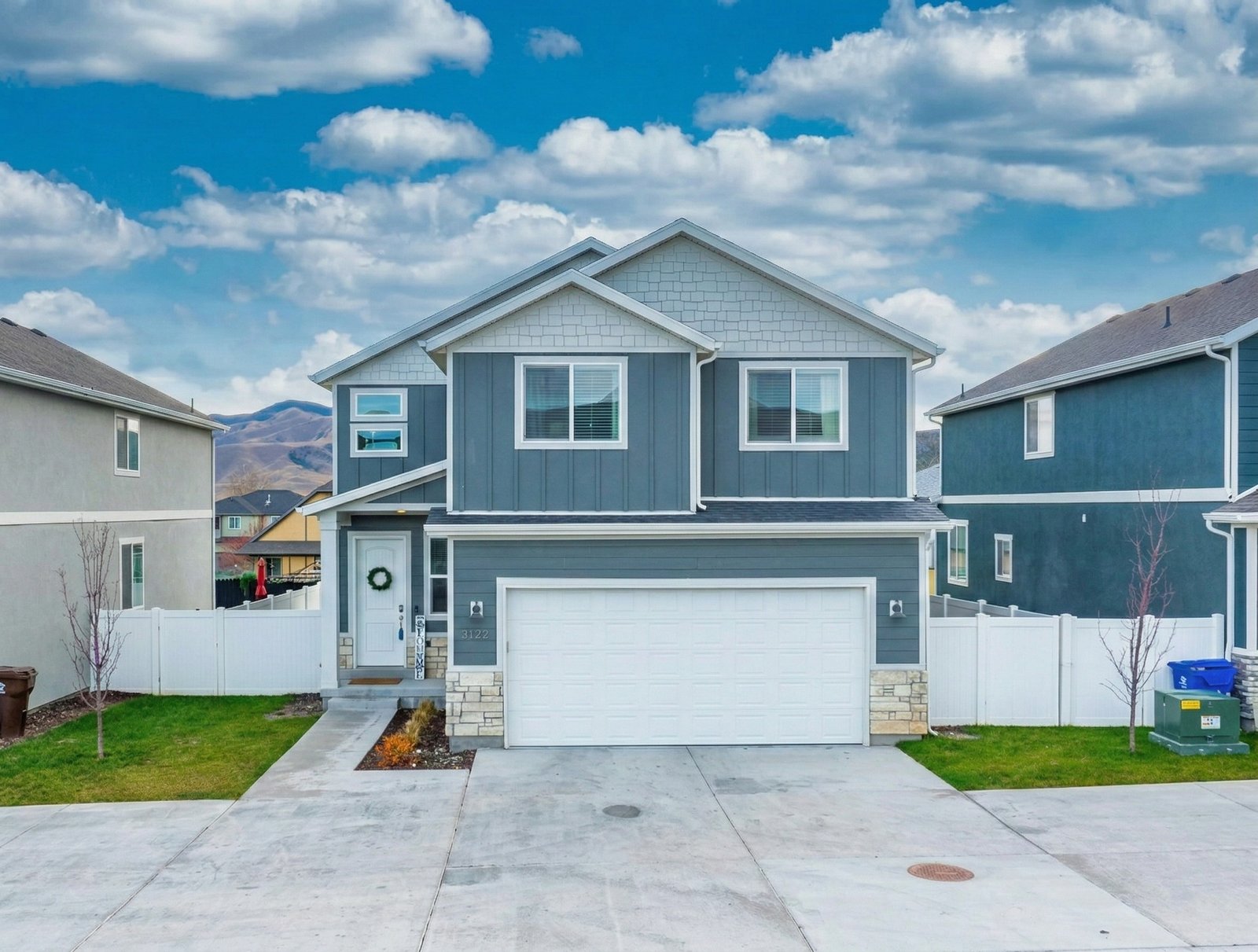 Original photo of a home